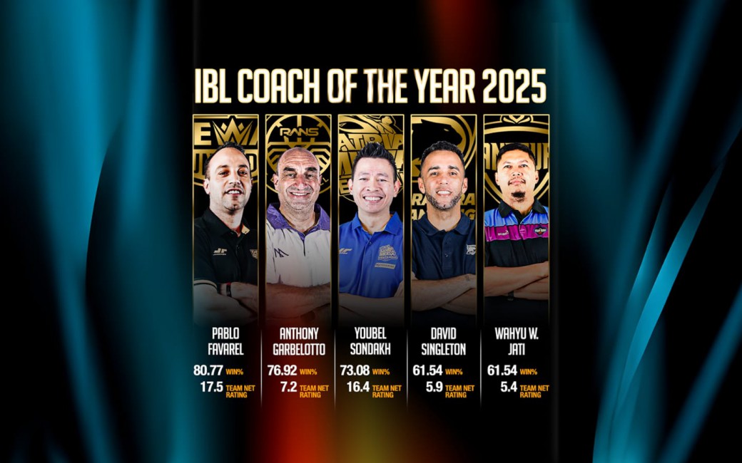 Nominasi IBL Coach of The Year 2025