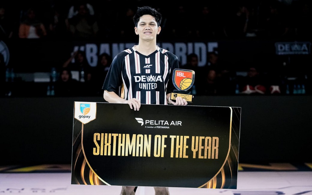 Rio Disi Jadi Pemenang IBL Sixth Man of the Year 2025